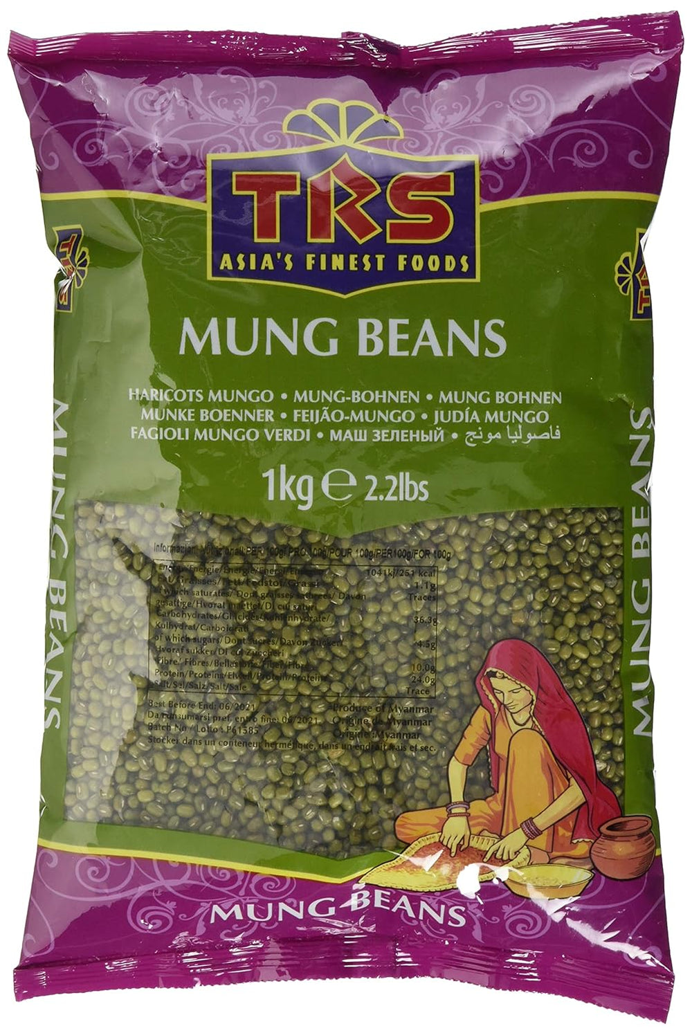 TRS - Mungbønner - (1 x 1 kg)