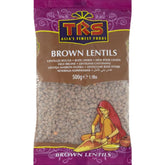 TRS - Hele brune linser - (1 x 500g)