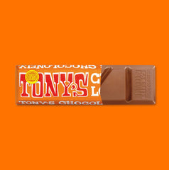 Tony's Chocolonely, mælkechokolade med karamel og havsalt 47g