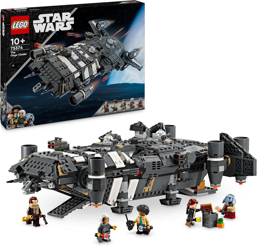LEGO Star Wars: Skeleton Crew Onyx Cinder Rumskib med 5 tegn, der kan bygges og samles til drenge og piger, gaveide til fans fra 10 år 75374 Byggesæt Besuche den LEGO-Store Standardtitel