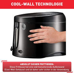 Tefal Maxi Frituregryde, Cool Wall Technology, 1,2 Kg, justerbar termostat Hvidevarer Naty Shop