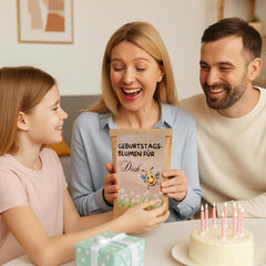 Fødselsdagsgave, Fødselsdagsblomst plantesæt, overraskelsesgavepose, Fødselsdagsgave til kvinder, Blomsterfrø til individuel plantning