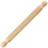 Zenker Rollholz fra Buchenholz, 350 x 30 x 30 mm – Perfekt for Teige und Fondant, FSC-certificeret, med praktisk Manschette, Braun