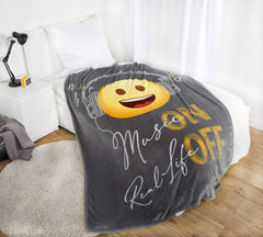 Herding Emot!X Wellsoft fluffy tæppe, 150 X 200 cm, polyester Senge og tæpper Besuche den Herding-Store