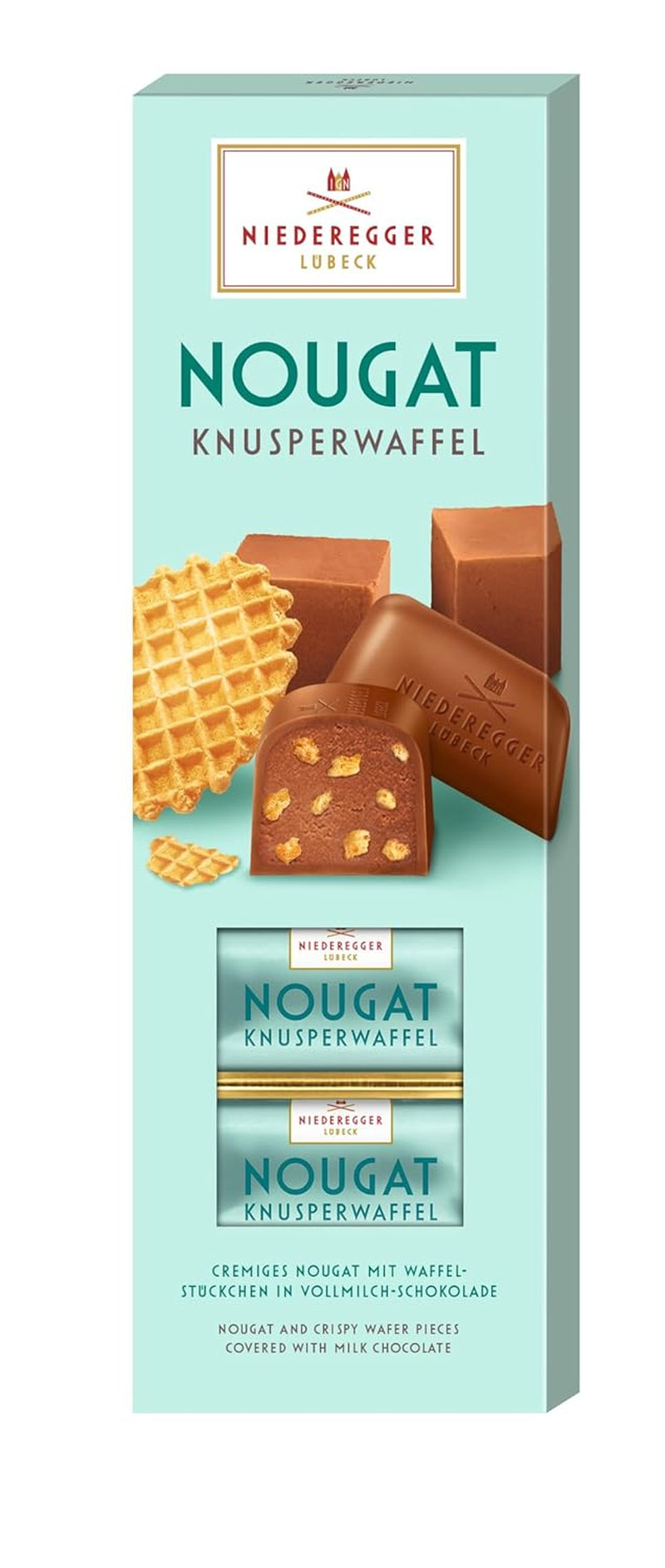 Niederegger Nougat sprøde vafler, 100 g