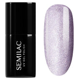 Semilac UV Nail Polish 664 Lilac Gloss 7 ml – Cat Eye Effect, Unikke refleksioner med magnetisk værktøj – Gloss Gala Collection