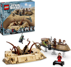 LEGO Star Wars: Return of the Jedi Knight Desert Skiff og Sarlacc Pit Fantasy Collectable Byggesæt Byggelegetøj Gave til drenge, piger og alle fans 75396 Byggesæt Besuche den LEGO-Store Standardtitel