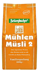 Seitenbacher Mühlen-Müsli 2 I Ohne Rosinen I Weizenfrei I Vorratspackung I (1 X 1000 G ) Cereale Naty Shop 1 Kg (1Er Pack)
