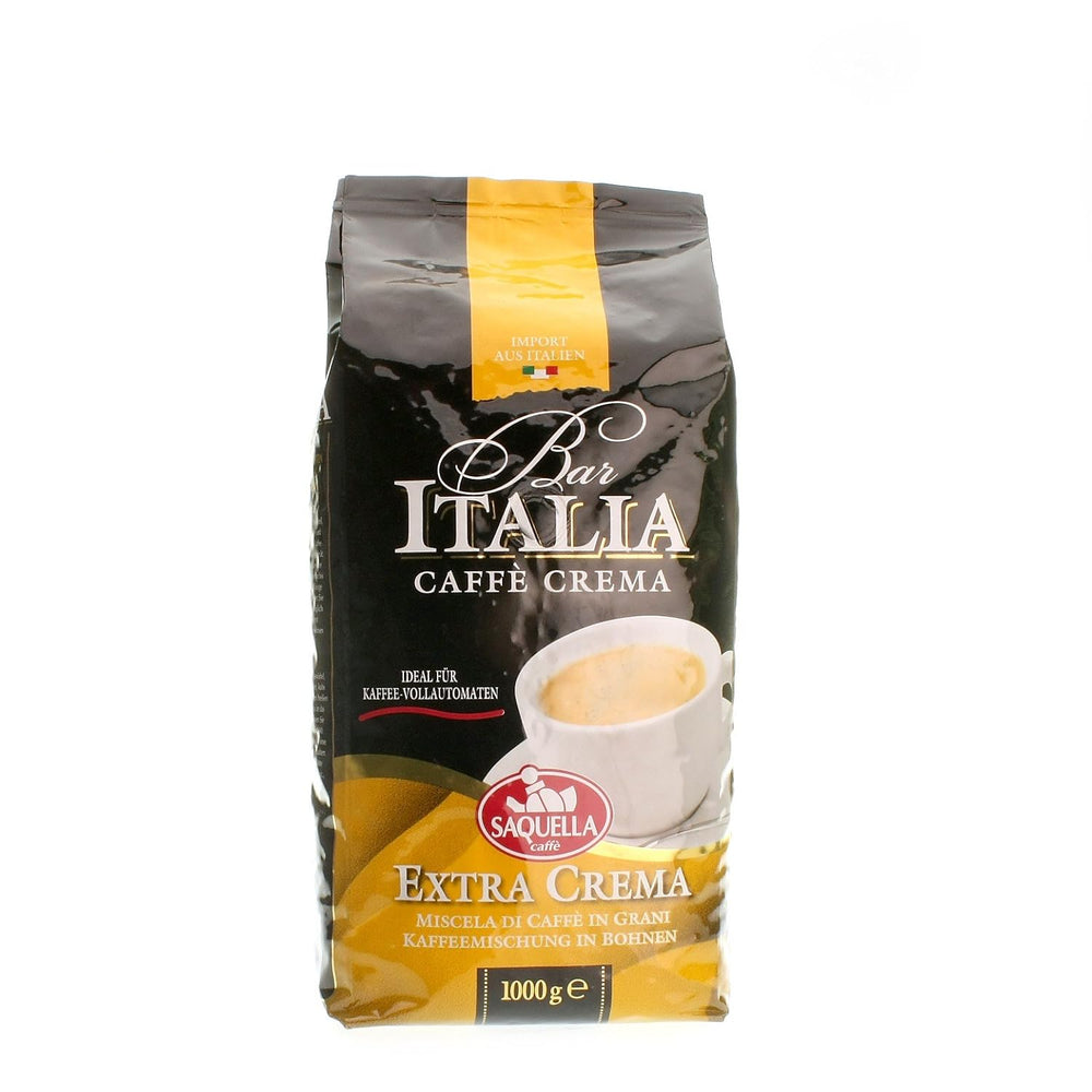 Boabe de cafea Saquella Caffe Saquella Espresso Extra Crema, 1 pachet (1 x 1 kg)
