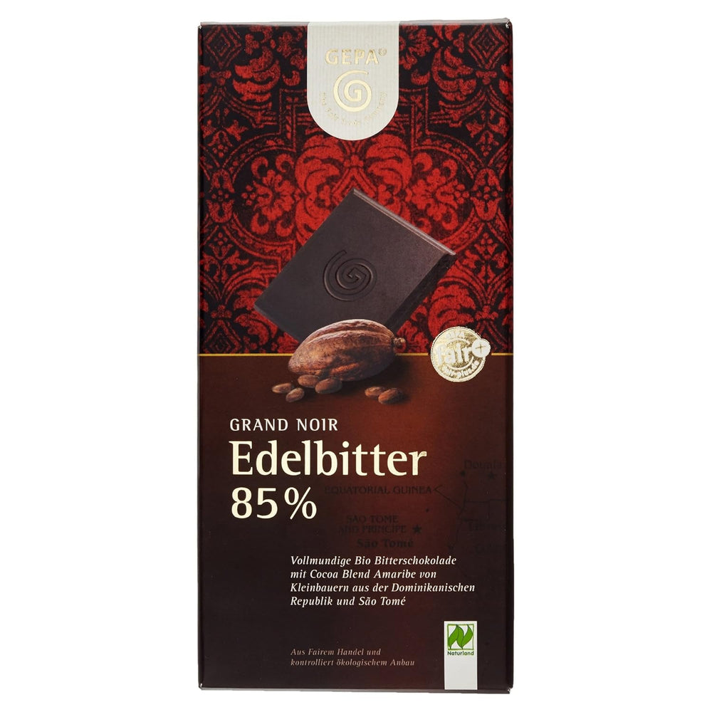 Bitter Grand Noir økologisk, 85%, 100g