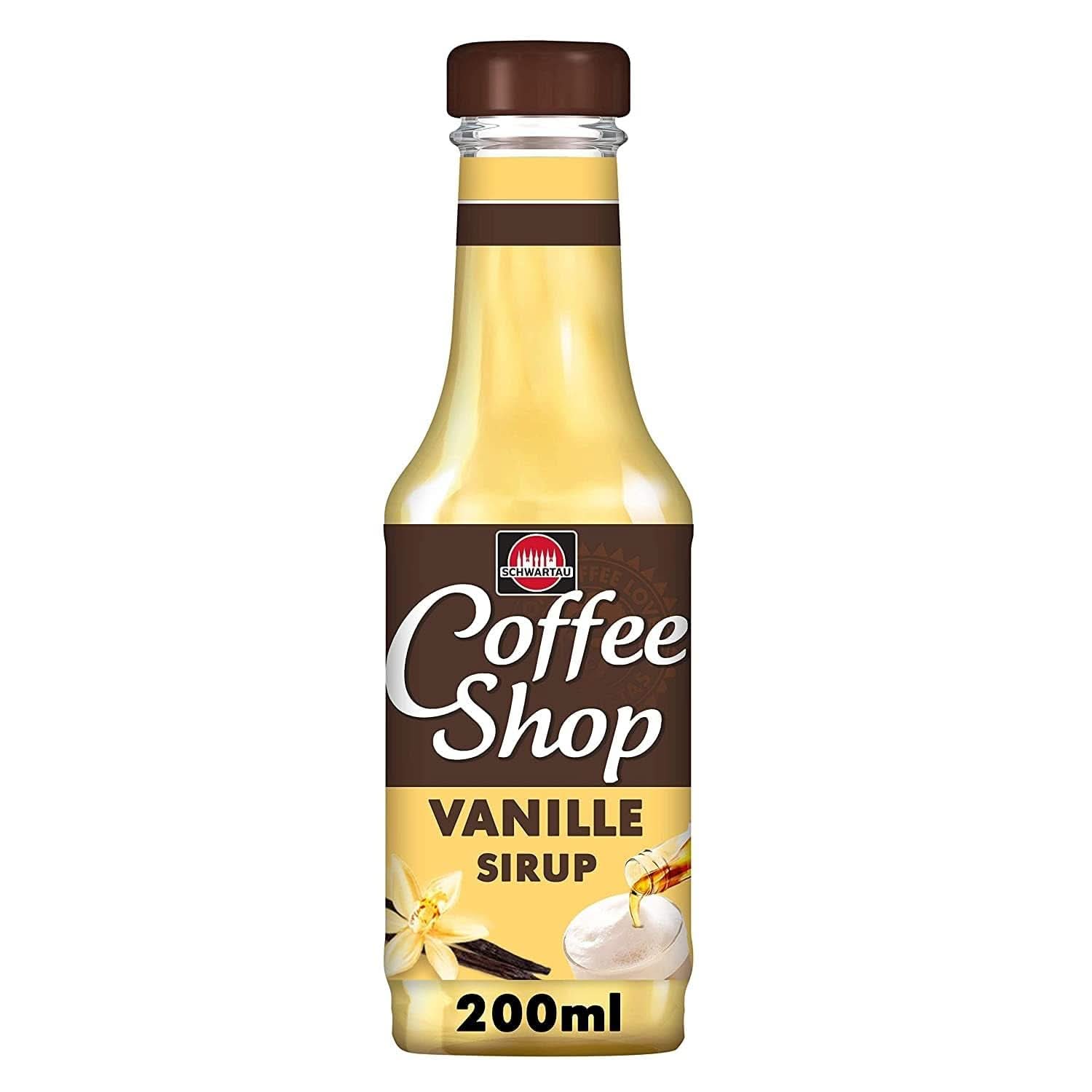 Schwartau Coffee, sirop de cafea pentru rafinarea specialităților de cafea, 200 ml Indulcitori Naty Shop Vanilie