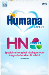 Humana HN Expert, fra fødslen, speciel mad til hyppig eller langvarig diarré, understøtter normaliseringen af afføringsmønsteret, med banan, 300 g Naty Shop 300 gram