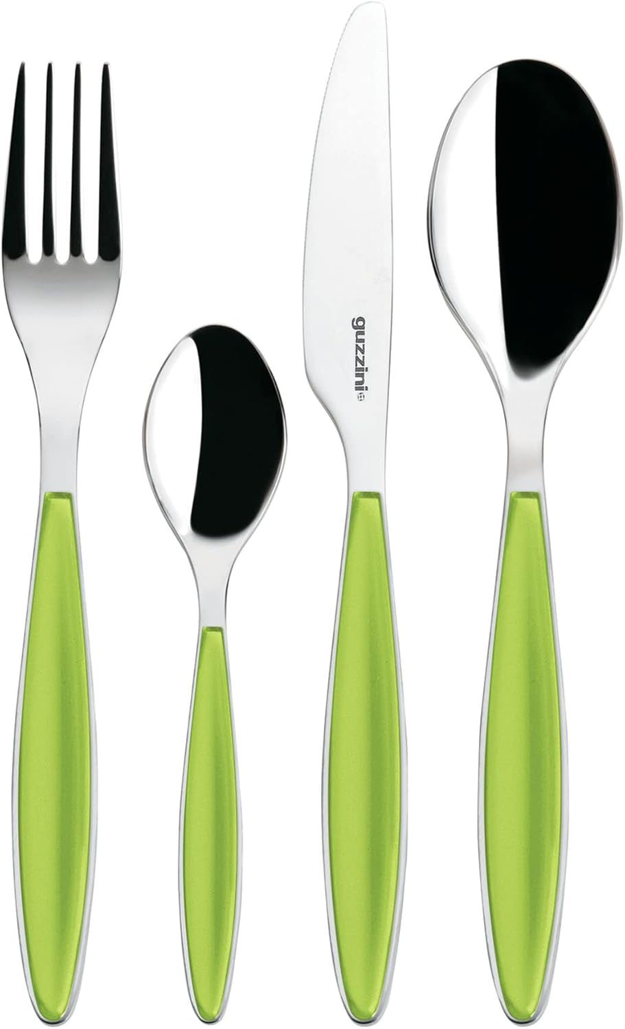 Guzzini - Feeling, set de tacâmuri 24 piese - Verde mere Bucatarie Naty Shop