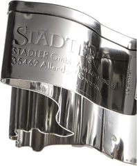 Formă de biscuiți Städter, oțel inoxidabil, șopârlă aprox. 7cm, 7 x 4,5 x 2 centimetri, argintie