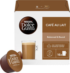 Nescafe Dolce Gusto – Dolce Gusto Café au Lait 16 CAPSULES 160 g (X6)