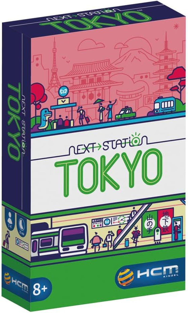 HCM Kinzel - Næste station Tokyo | Fortsættelse af det nominerede spil | Flip & Write - Nye metrolinjer til Tokyo-turisme | Færdighed og strategi | tysk | 55214