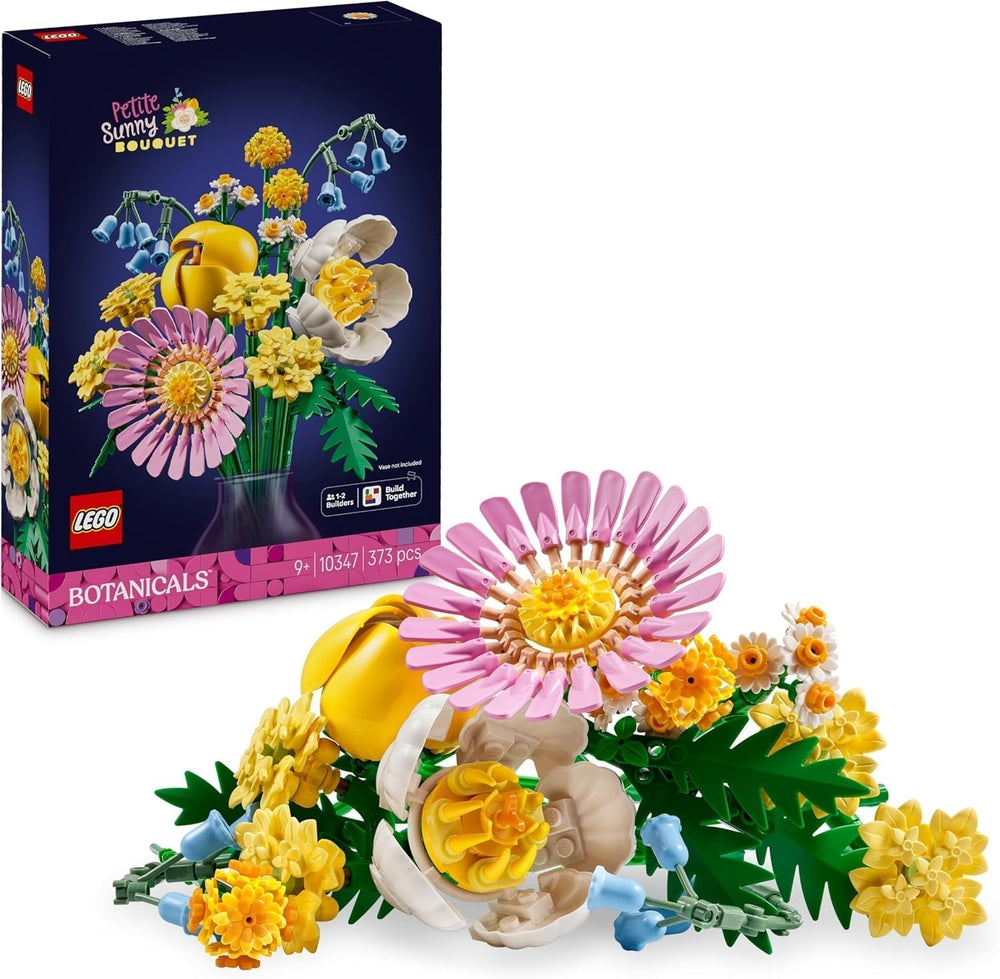 LEGO Botanicals Lille sommerbuket - Byggesæt med kunstige blomster - Inkl. blåklokker, ranunkler, tulipaner - Gaveidé til kvinder, mødre og mænd - 10347 Byggesæt Besuche den LEGO-Store Standardtitel