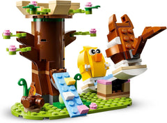 LEGO Spring Dyrelegeplads, Fugle- og Egernbyggesæt, Træhuslegesæt til børn, Gaveidé til 8-årige drenge og piger, Dyresæt, Dyrefigurer Legetøj 40709 Byggesæt Beuche den LEGO-Store