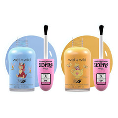 Wet n Wild Alice in Wonderland "In a World of My Own" neglelaksæt med 2 med en hurtigtørrende og langtidsholdbar formel, blank finish, holder op til 5 dage