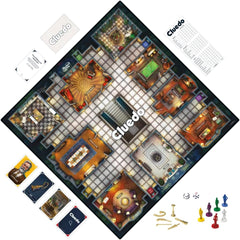 Hasbro Gaming Cluedo-brætspil til børn fra 8 år og opefter, Redesignet Cluedo-spil til 2 til 6 spillere, Detektiv- og puslespil, Mystery Game Perfekt til