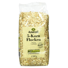 Fulgi organici din 5 cereale, 500 g