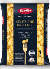 Barilla Selezione Oro Chef Orecchiette Pugliesi, pakke med 9 (9 x 1 kg)