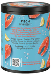 Ostmann Gewürze - Let's Do Fisch Allrounder | Gewürzsalz für Bratfisch, Flammlachs und Meeresfrüchte | Würziger Allrounder med sennep, citron og dild | 85 g i Metalldose genbrugsbar