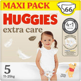 Huggies Extra Care Babybleer, Disney, Størrelse 5 (12-22 kg), 2 Pack X 33 Bleer Mother and Baby Naty Shop