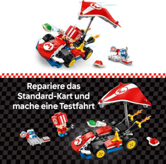LEGO Super Mario: Mario Kart - Standard Kart, Nintendo Collection, Gave til børn, Tillader drenge, piger og spillere fra 7 år og op til at spille selvstændigt, Eventyrlegetøj med tudsefigur 72032 Byggesæt Besuche den LEGO-Store