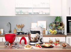 Robot de bucătărie Krups KA631D Master Perfect Gourmet | 1100 wați | 8 viteze | Bol din oțel inoxidabil de 4,6 litri | 5 accesorii: set de coacere, bol flexibil, unitate de mărunțire | oțel inoxidabil periat Mama si Copilul Naty Shop