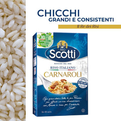 - Carnaroli - Ekstra fine ris til risotto, ris fra Italien, klar på 16 minutter - 1 kg