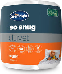 Silentnight so Snug 534222GE Dyne King Size 15 Tog Varm Hyggelig Tyk Hypoallergen Kan maskinvaskes Hvid King Size Seng Dyner & Dyner Naty Shop King Size 15 Tog