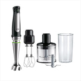 Braun Household Hogar Multiquick 7 Mixer, Spritzschutz, Spülmaschinenfest, Bpa-Frei, 600 Ml, Zerkleinerer 500 Ml, Eisklinge, MQ 7035XBI, 1000 W, Schwarz, MQ7035XBI Kitchen Naty Shop 4 Zubehörte 7 | 3 tilbehør