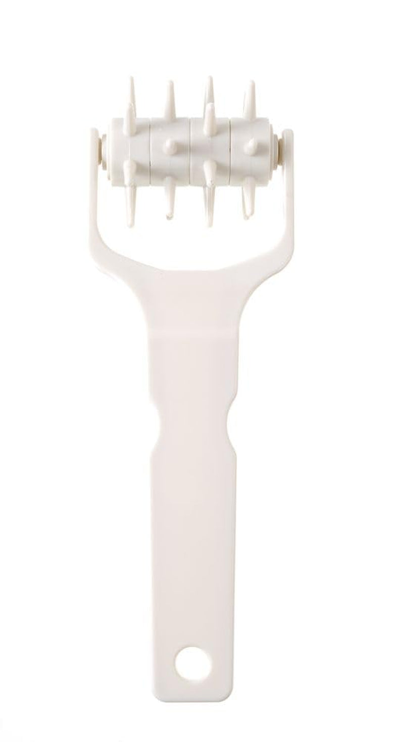 HENDI Stiproller, Stippwalzse, Teigigel, Teig Gitterschneider, für saftige Kuchen- og Gebäckböden sowie Pizzateig, 77x210mm, Polypropylen