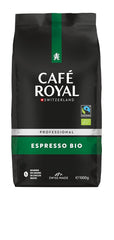 Café Royal Professional Line Bio Espresso – Kaffeebohnen für Vollautomaten, aromatisch, dunkle Röstung, Stärke 4/5, Bio & Fairtrade, 1 kg