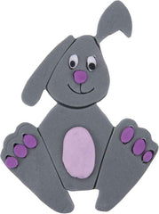 Formă de biscuiți Städter în formă de iepure, 9 cm, din oțel inoxidabil, lavabilă în mașina de spălat vase