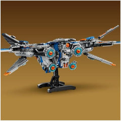 LEGO Marvel Guardians of the Galaxy: The Milano Building Spaceship Model with 4 Superhero Minifigures Avengers Flyer for Space Adventures Gave til drenge og piger 76286 Byggesæt Beuche den LEGO-Store