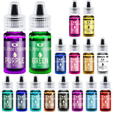 Colorant alimentar cu gel - 16 coloranți alimentari vibranți pentru copt, decorarea torturilor, glazură, fursecuri, fondant și macaroane - Colorant alimentar cu gel pentru fabricarea săpunului și meșteșuguri - 6 ml fiecare