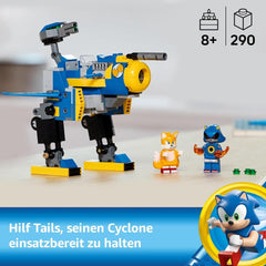 LEGO Sonic the Hedgehog Cyclone vs. Metal Sonic - Mechs samlerlegetøj med 2 videospilsminifigurer - Gaveidé til drenge og piger fra 8 år og teenagespilfans 77002 Byggesæt Besuche den LEGO-Store