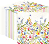 Talking Tables Table Kind Șervețele de unică folosință, șervețele din hârtie moale, șervețele de unică folosință, model floral, pentru nunți sau uz zilnic, ecologice, compostabile, reciclabile