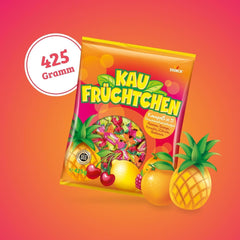Kaufrüchtchen – 1 x 425G – karameller med fem frugtsmag Naty Shop