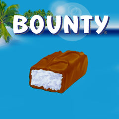 Bounty-chokoladestænger Kokoschokoladesmag 24 stænger i en pakke (24 x 57 g)