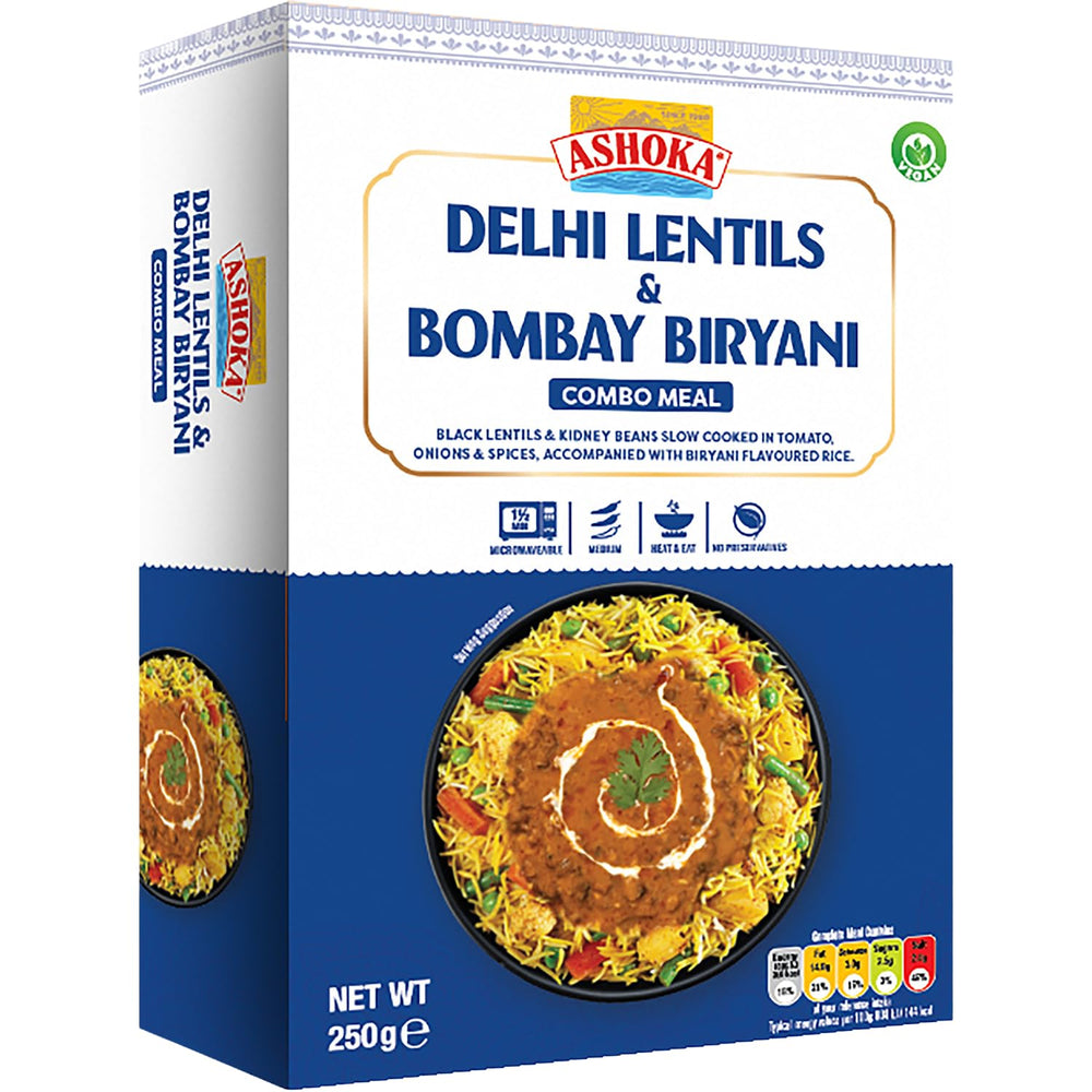 ASHOKA - Instant Delhi-linser og Bombay Biryani - (1 x 250 g)