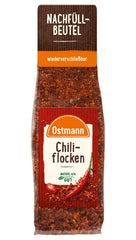 Ostmann Gewürze - Chiliflocken | Scharfes Topping til alle slags retter | Zum Nachfüllen der Streudose | 45 g i pose