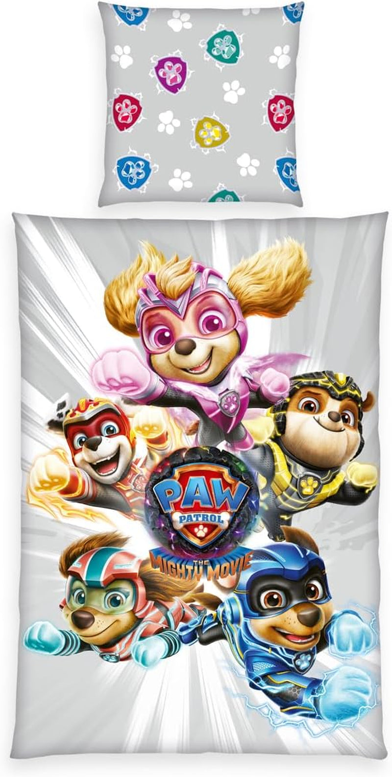 Lenjerie de pat Paw Patrol, inchidere cu nasturi, 100% bumbac Lenjerie de pat - copii Naty Shop Default Title