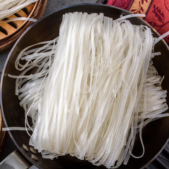 Risnudler - Thai, 10 mm brede risnudler, lavet af rismel, lige - 1 x 400 g (pakke med 3)