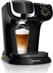 Espressor Tassimo My Way cu 2 capsule TAS6502 cu filtru de apă, peste 70 de băuturi, personalizare băuturi, varietate de cafea, preparare ușoară, 1.500 wați, negru