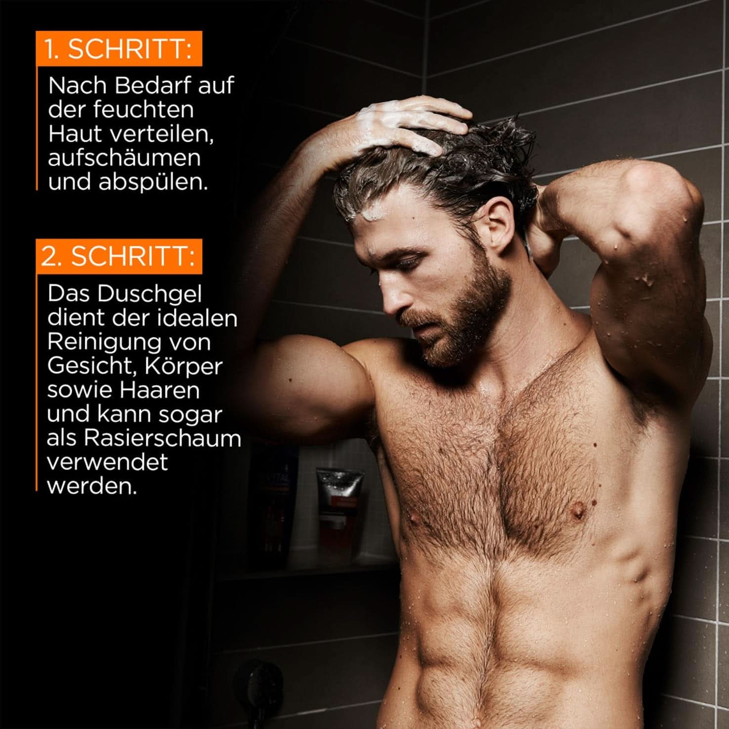 L'Oréal Men Expert XXXL Gel de duș și șampon pentru bărbați, 1 litru Naty Shop