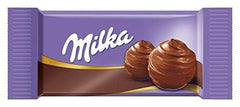 Milka Naps Mix – Mini chokolade firkanter i 4 sortimenter: alpemælk, jordbær, hasselnødder, kakaocreme – 1 x 1 kg
