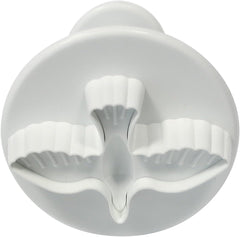 DV1010 Mașină de tăiat embossare cu motiv de porumbel, format mic, mediu și mare, plastic, alb, 9 x 2 x 9 cm, 1 unitate